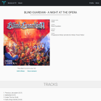 Album details not in list