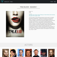 TV show seasons details